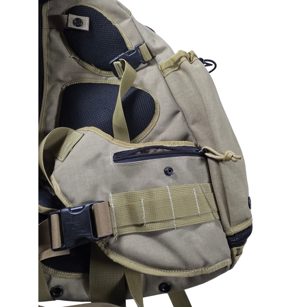Maxpedition Lunada Gearslinger Tactical Sling Bag Tan Khaki Backpack - Picture 3 of 7